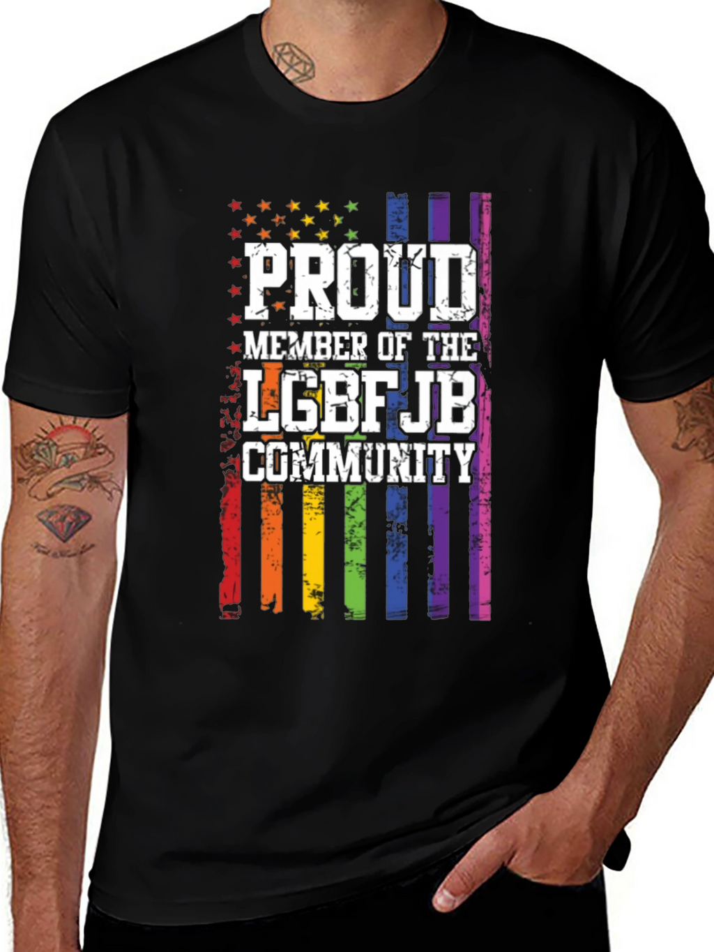 Proud LGBFJB Community Graphic Tee