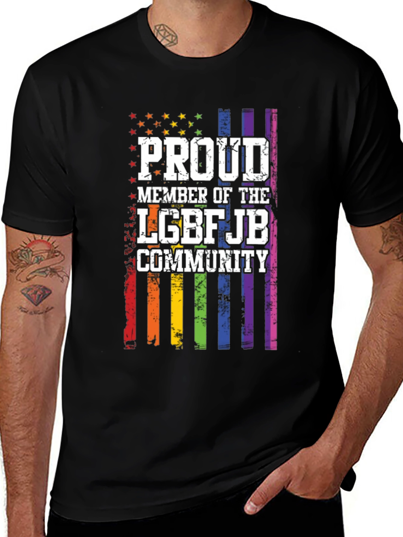 Proud LGBFJB Community Graphic Tee
