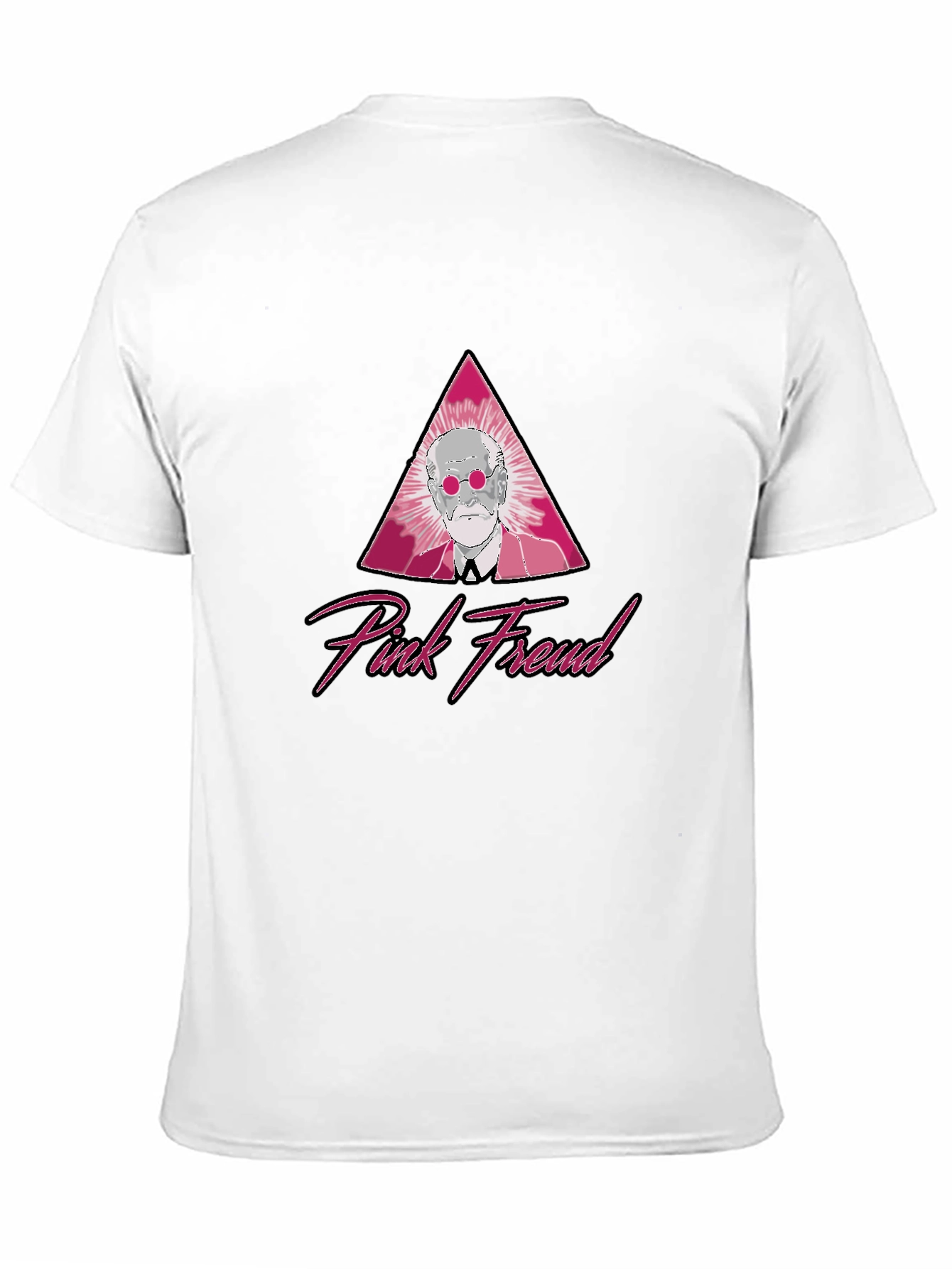 Pink Freud Graphic T-Shirt - Classic Style
