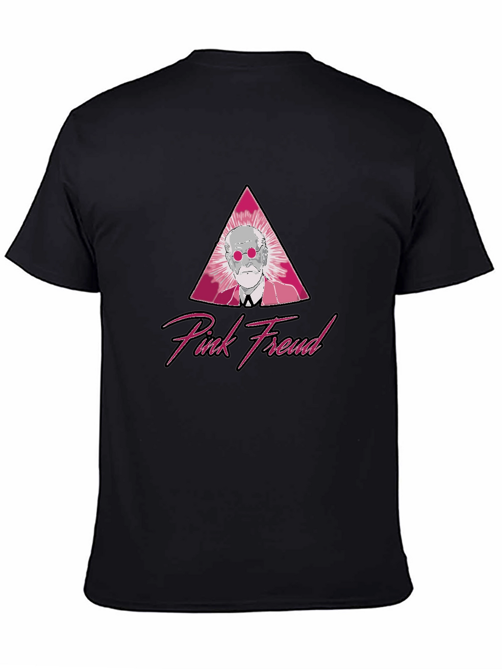 Pink Freud Graphic T-Shirt - Classic Style