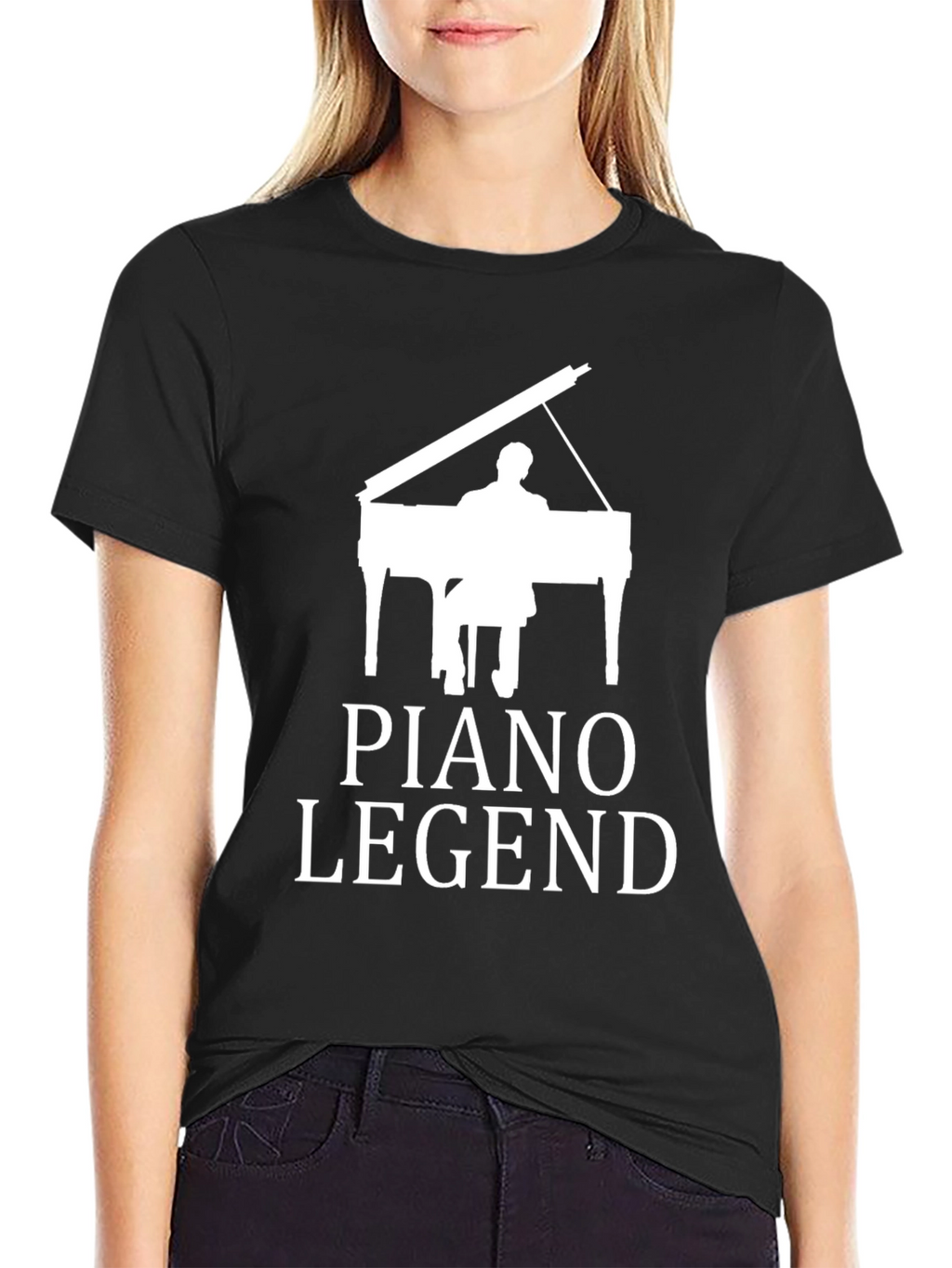 Piano Legend Graphic Tee - Musicians Gift