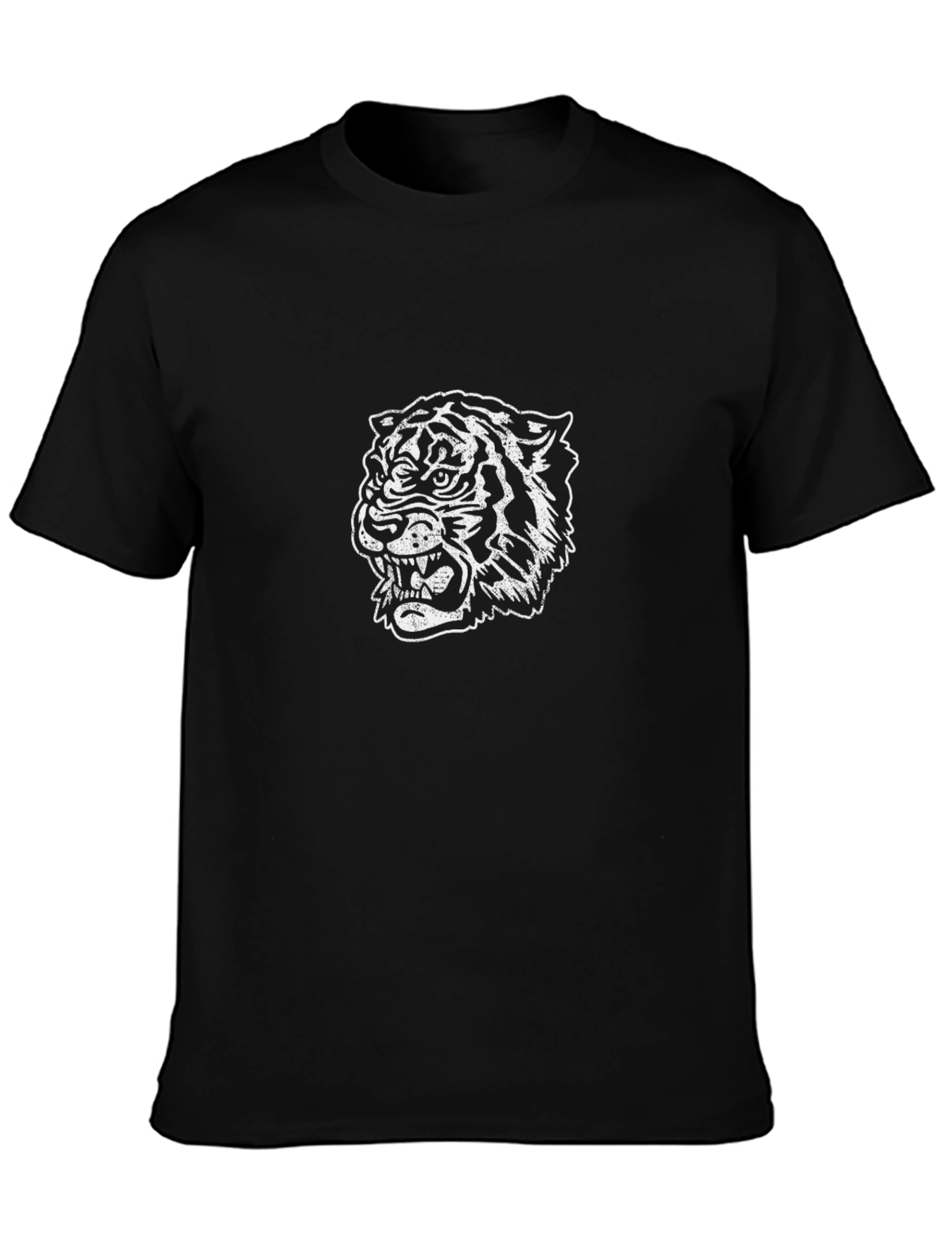 Black Tiger Graphic Tee - Fierce Style