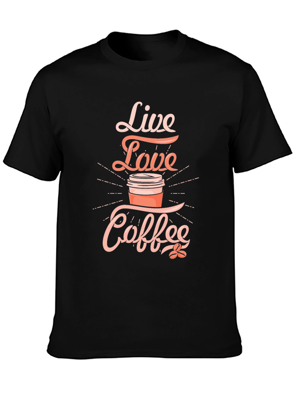 Live Love Coffee Black T-Shirt