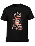 Live Love Coffee Black T-Shirt