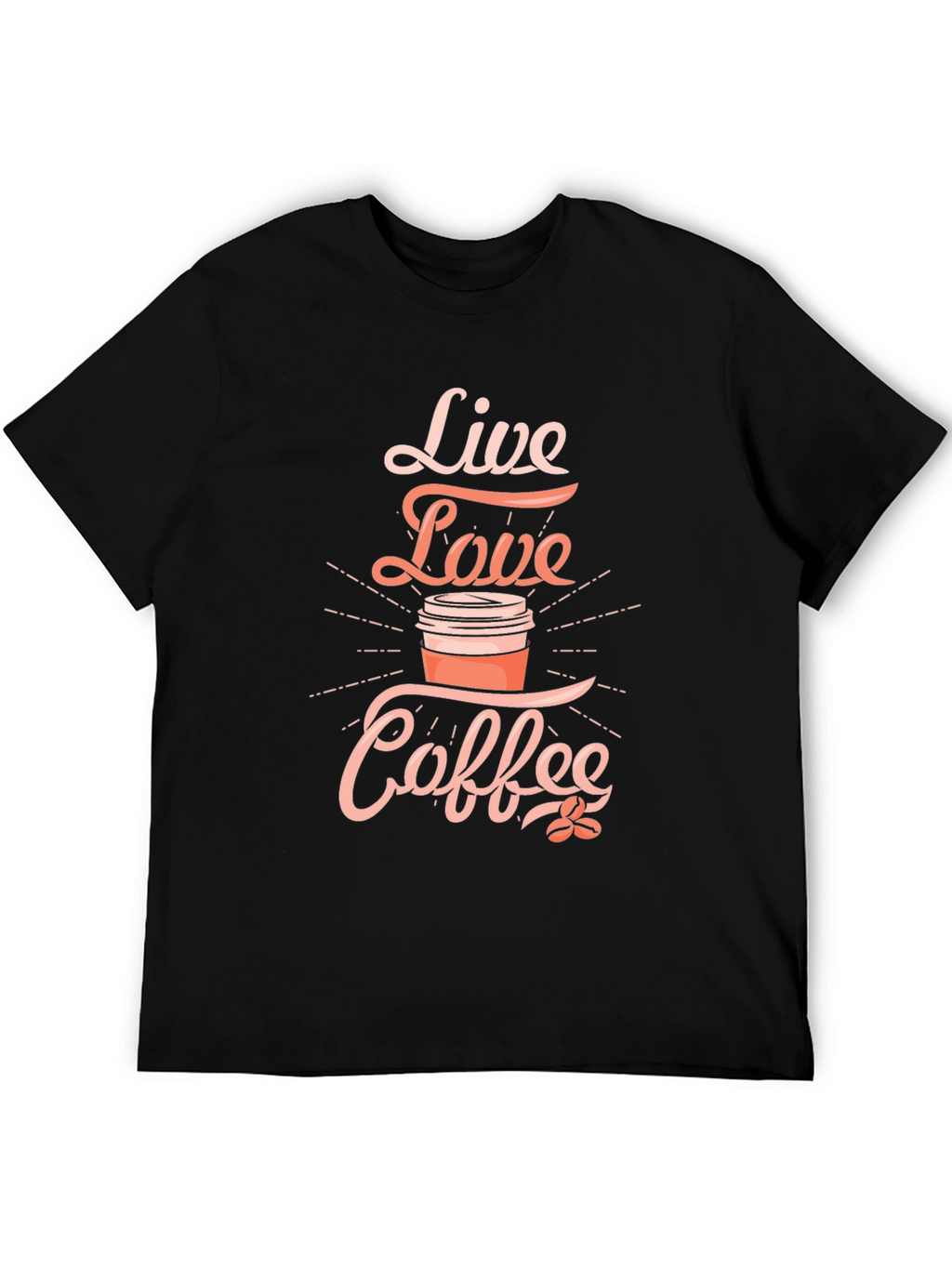 Live Love Coffee Black T-Shirt