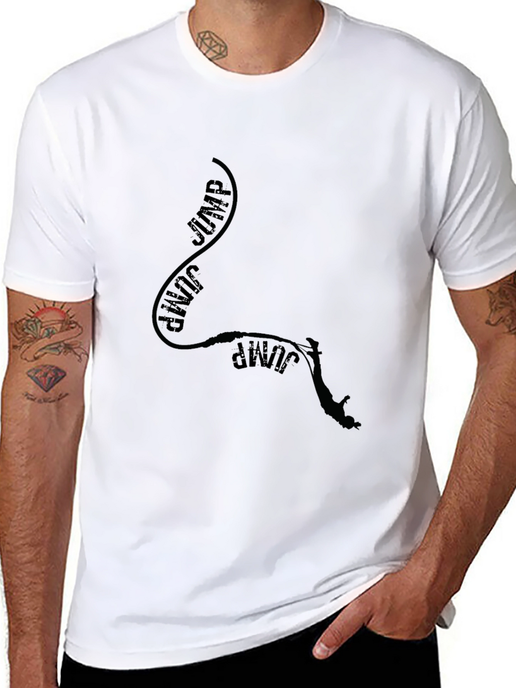 Black Jump Graphic T-Shirt