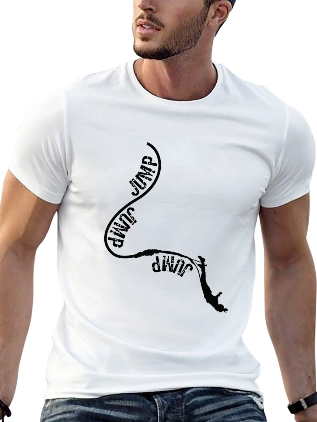 Black Jump Graphic T-Shirt