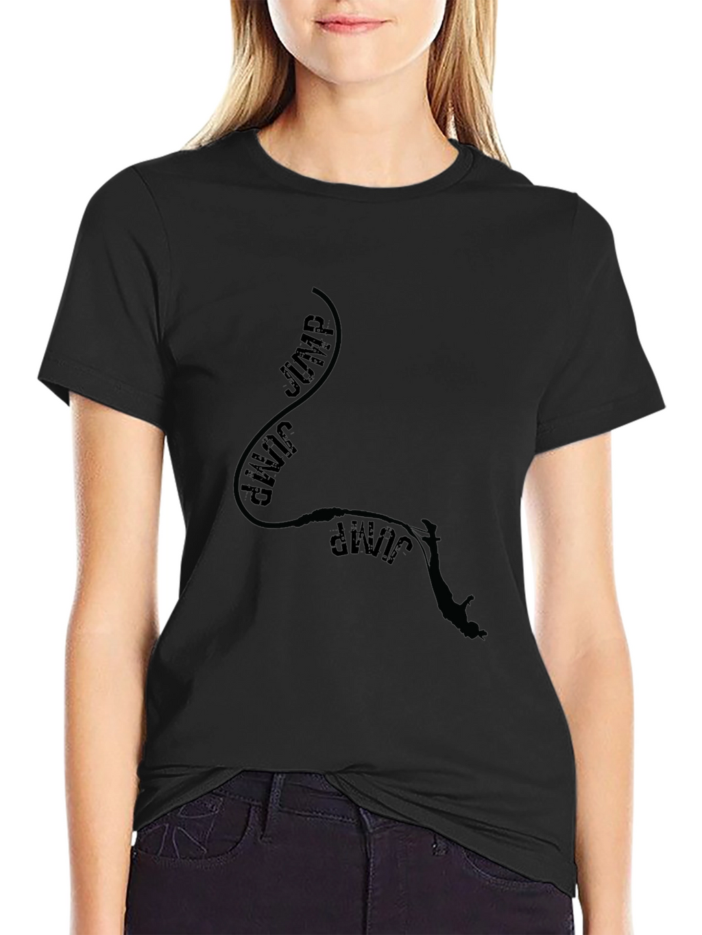 Black Jump Graphic T-Shirt