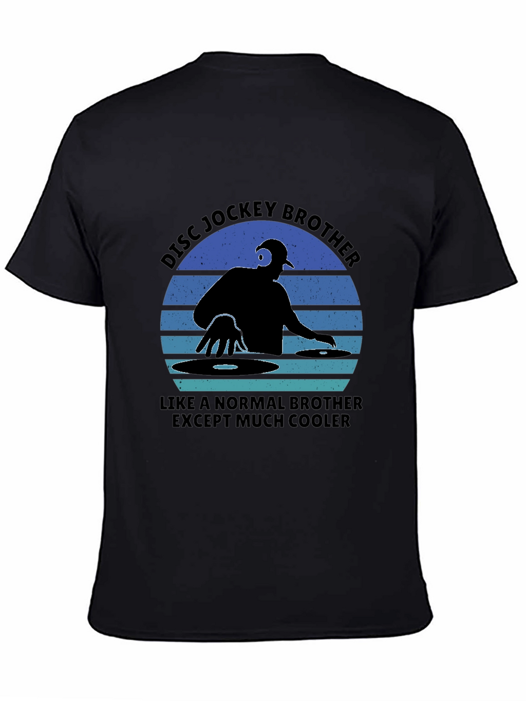 Cool Disc Jockey Brother Graphic Tee