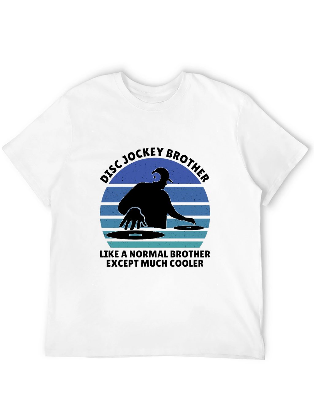 Cool Disc Jockey Brother Graphic Tee