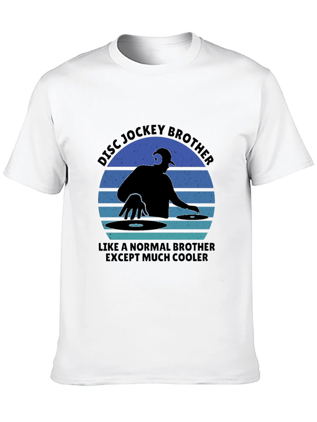 Cool Disc Jockey Brother Graphic Tee