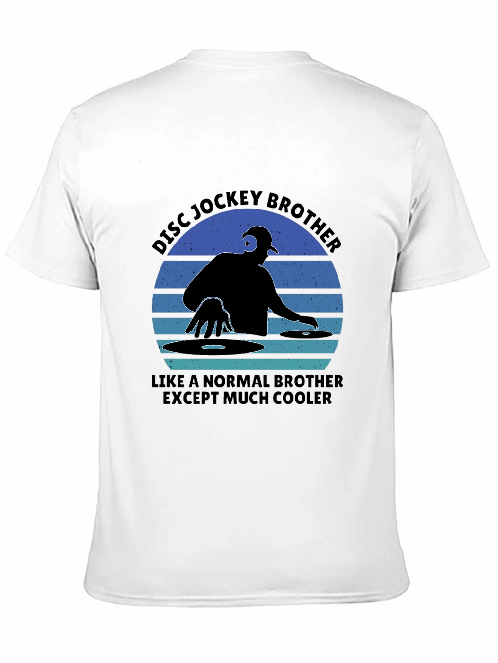 Cool Disc Jockey Brother Graphic Tee