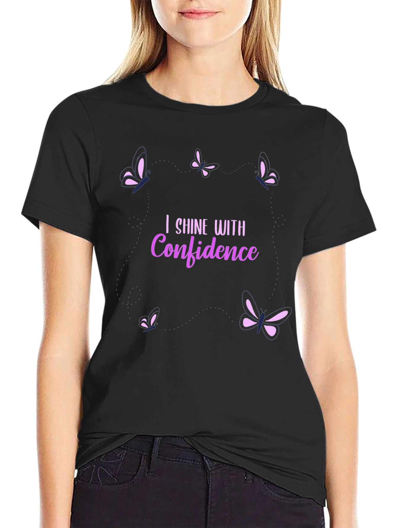 Confidence Butterfly Graphic Tee
