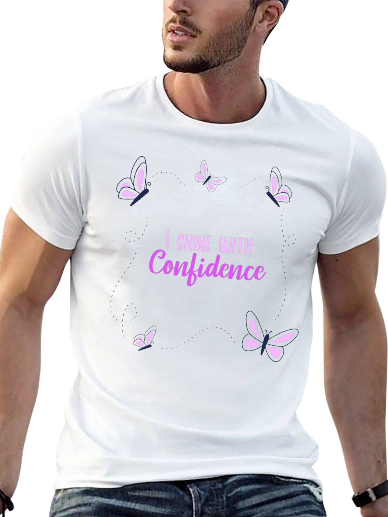 Confidence Butterfly Graphic Tee