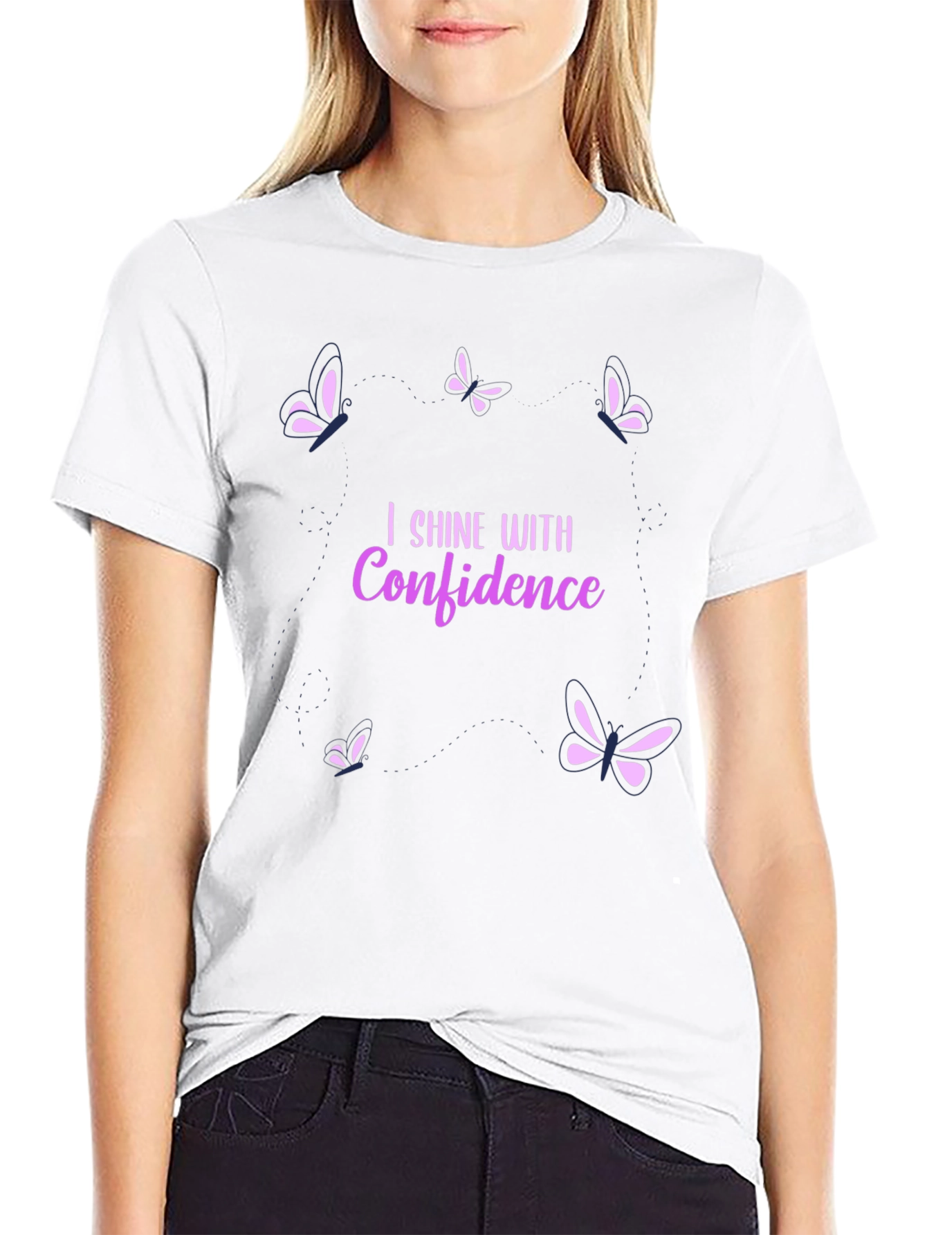 Confidence Butterfly Graphic Tee