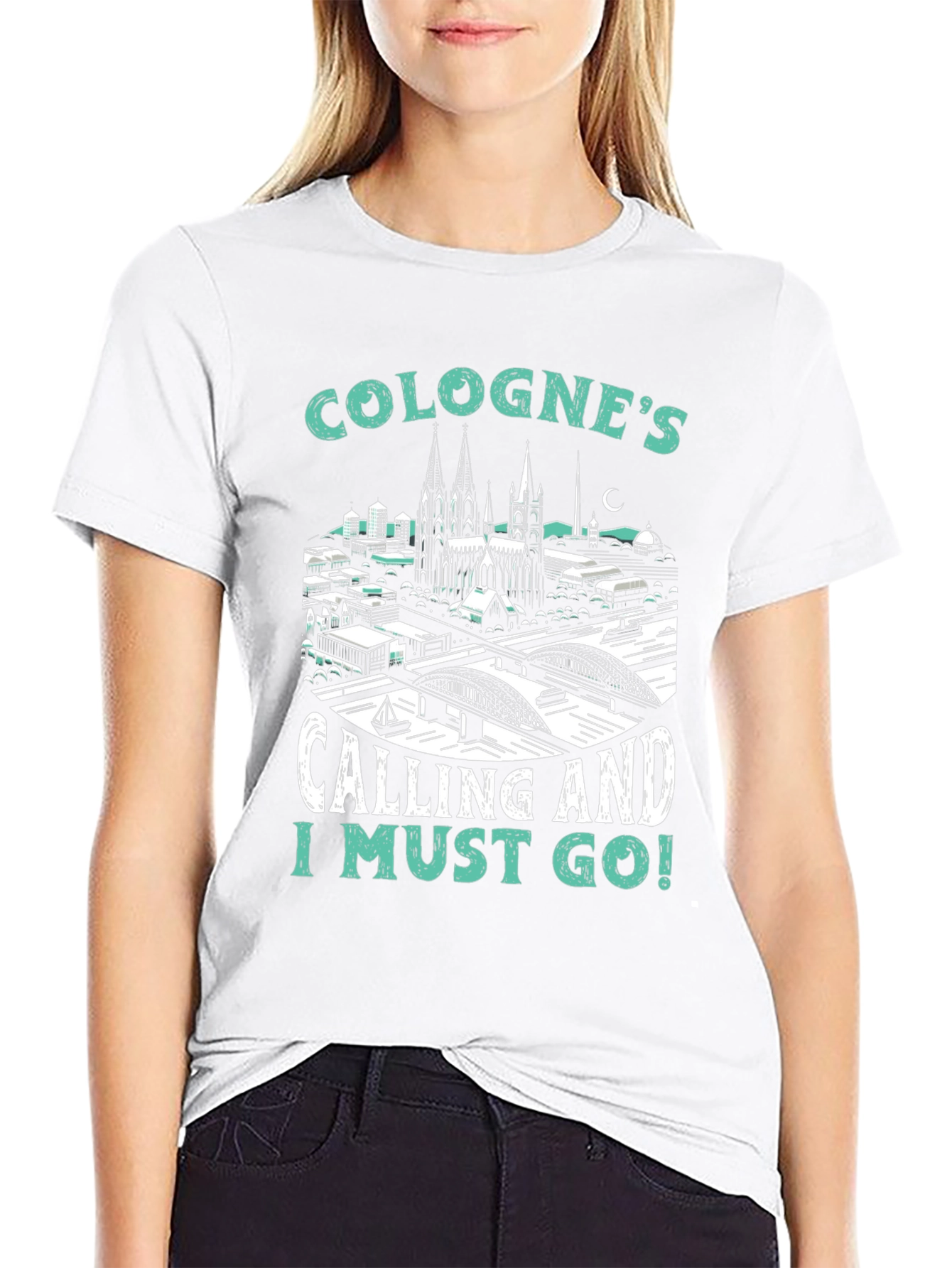 Cologne Calling Black Graphic Tee