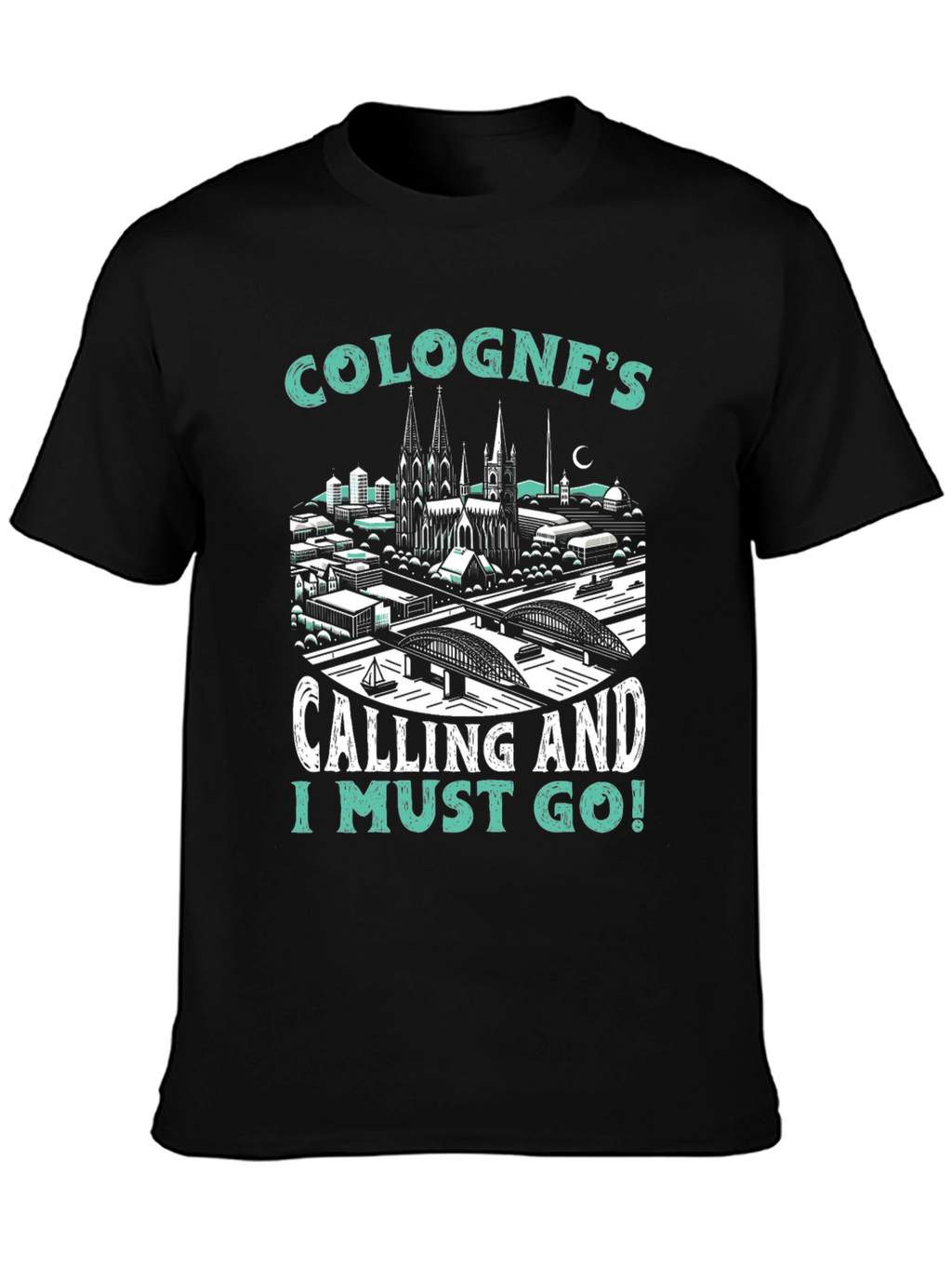 Cologne Calling Black Graphic Tee