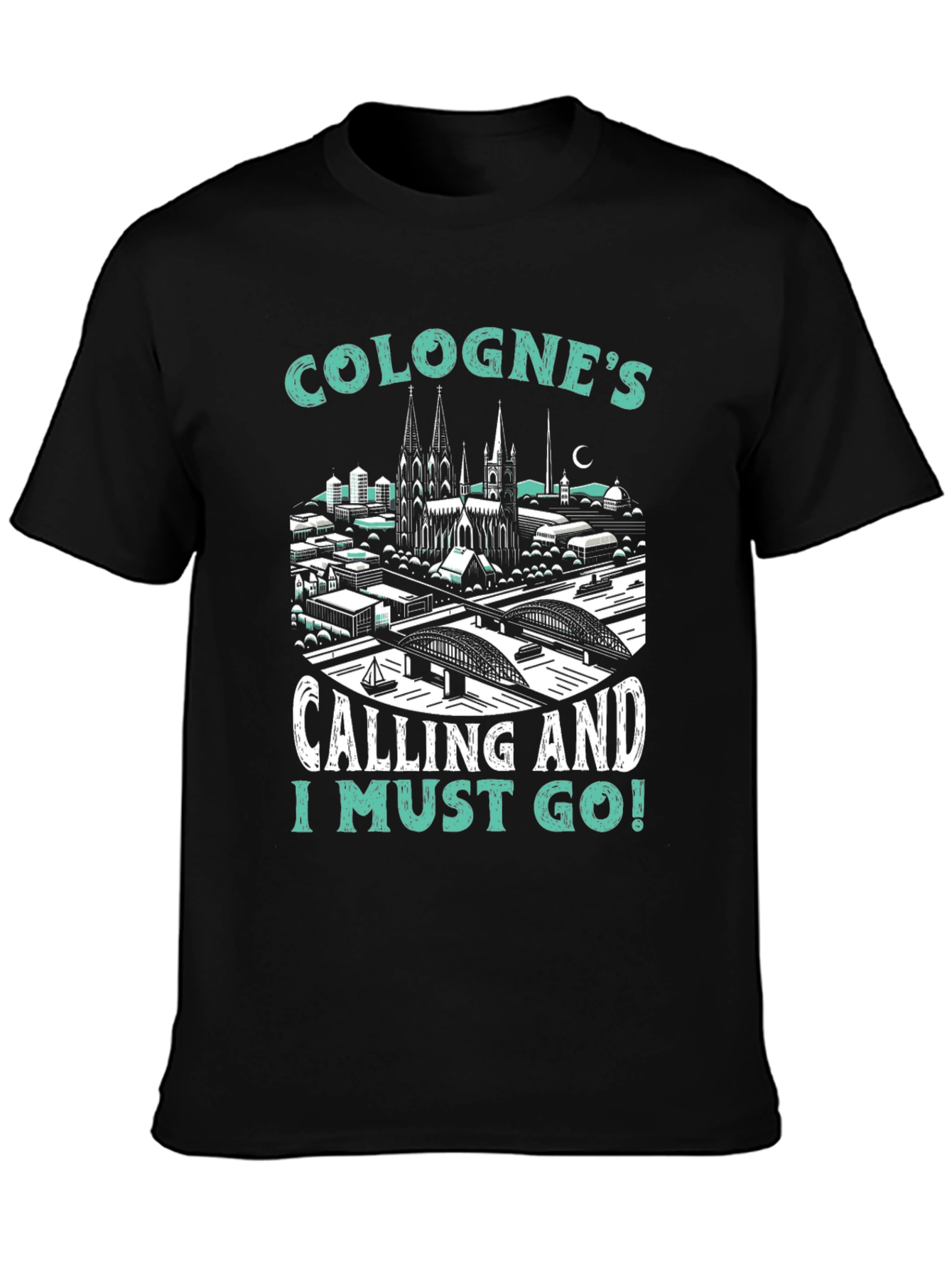 Cologne Calling Black Graphic Tee