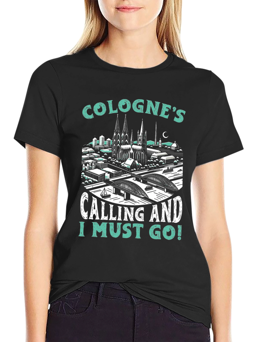 Cologne Calling Black Graphic Tee