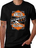 Grab Your Balls Volleyball Graphic Tee