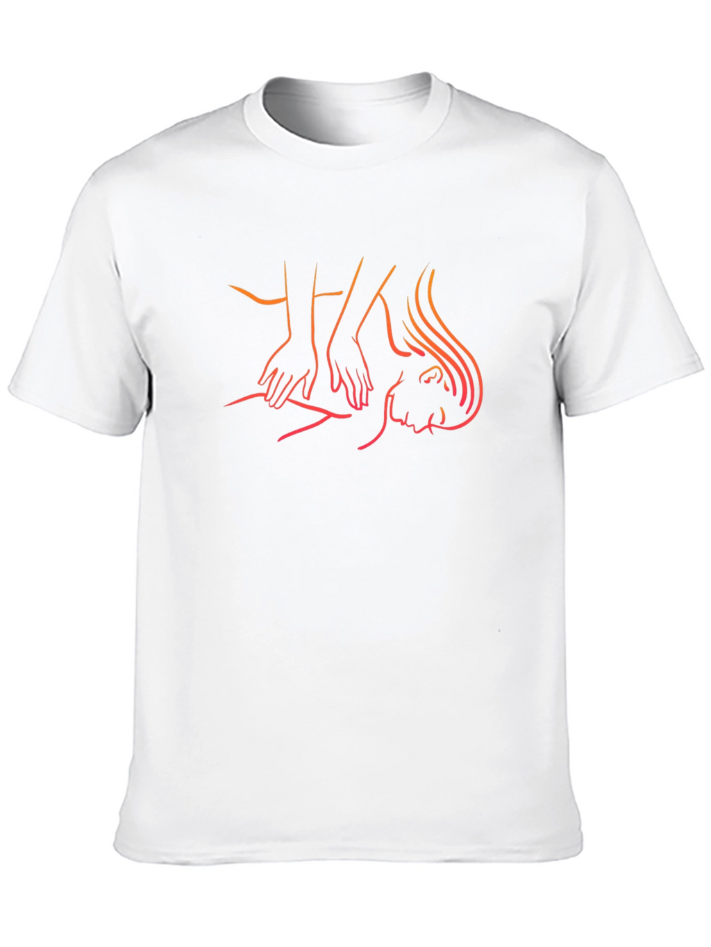 Relaxation Massage Graphic Tee - Black