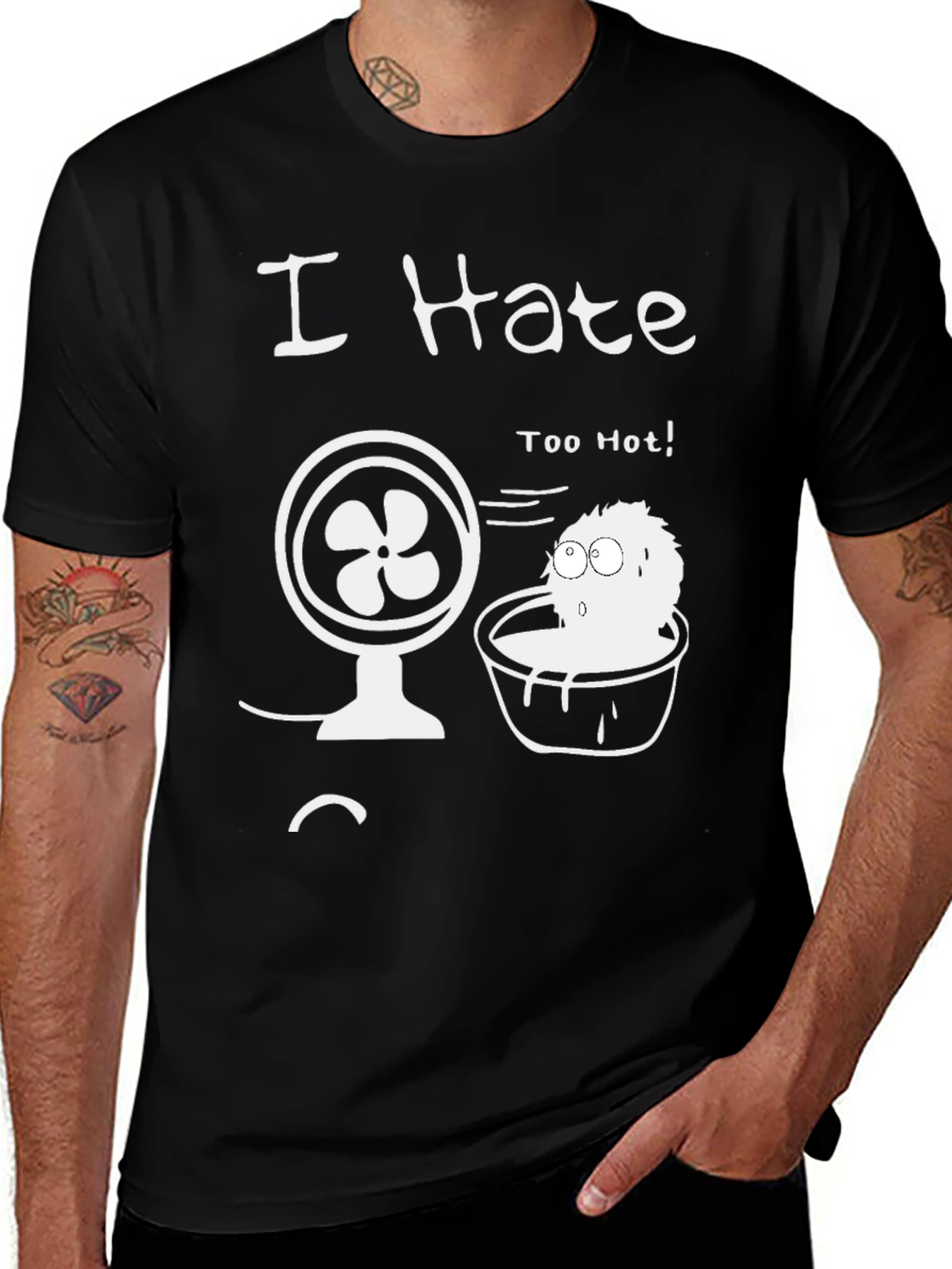 I Hate Too Hot Graphic Tee
