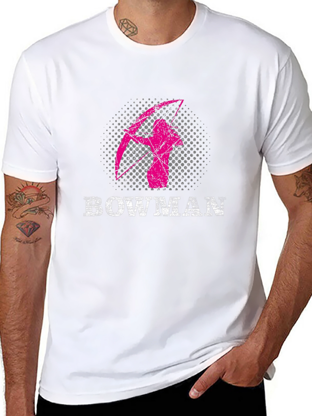 Bowman Graphic T-Shirt - Black Cotton Tee