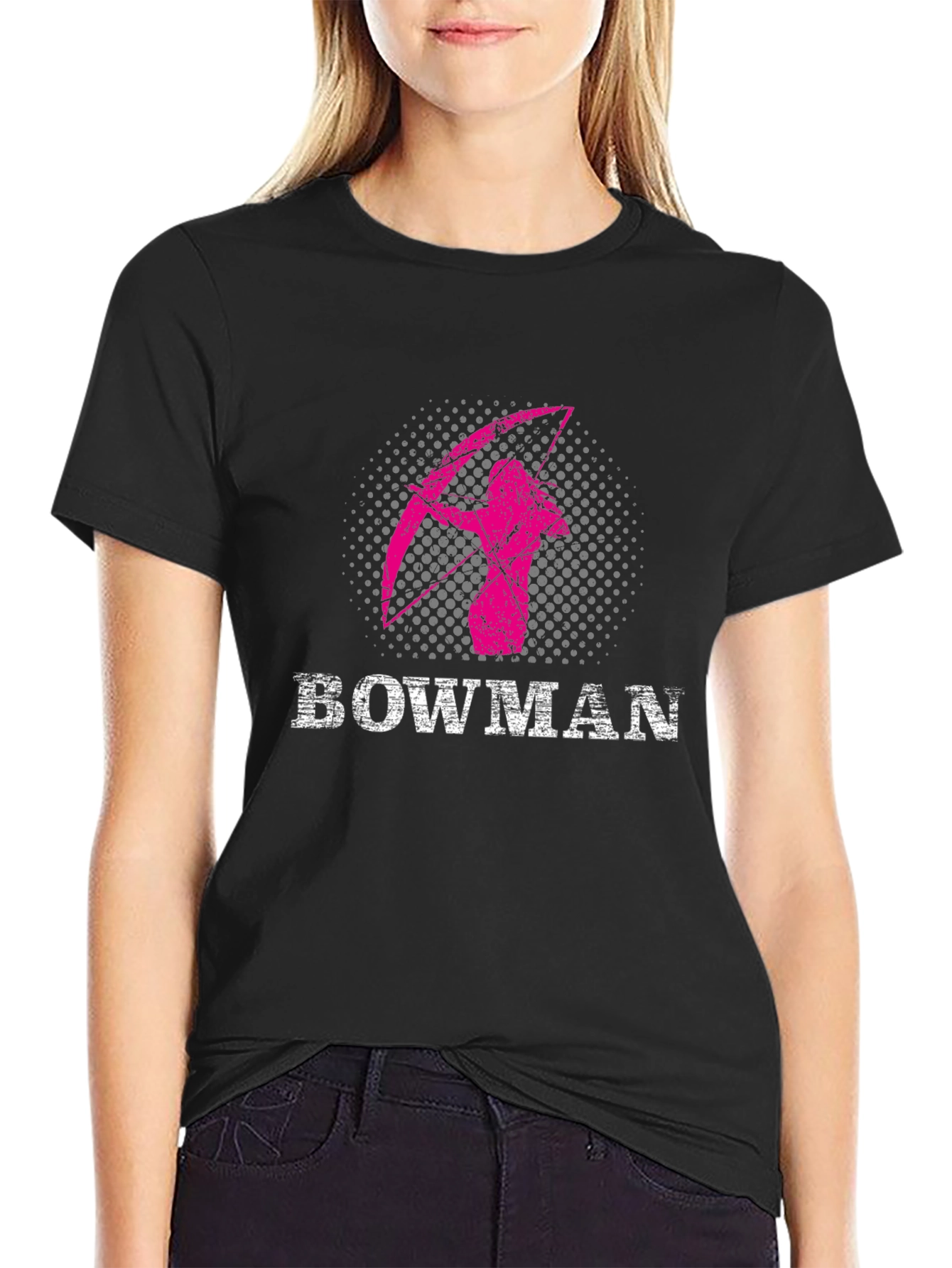 Bowman Graphic T-Shirt - Black Cotton Tee