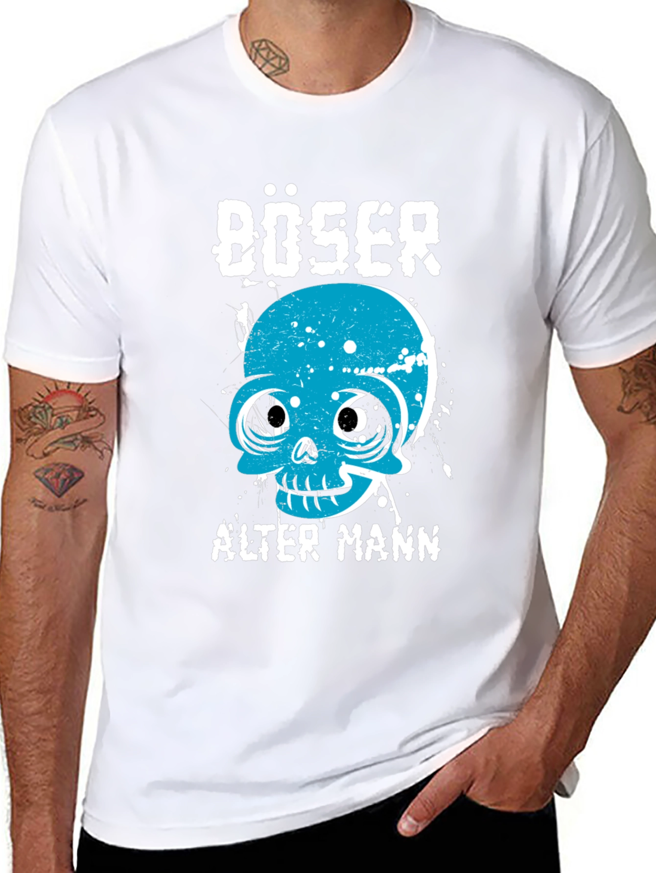 Böser Alter Mann Graphic T-Shirt