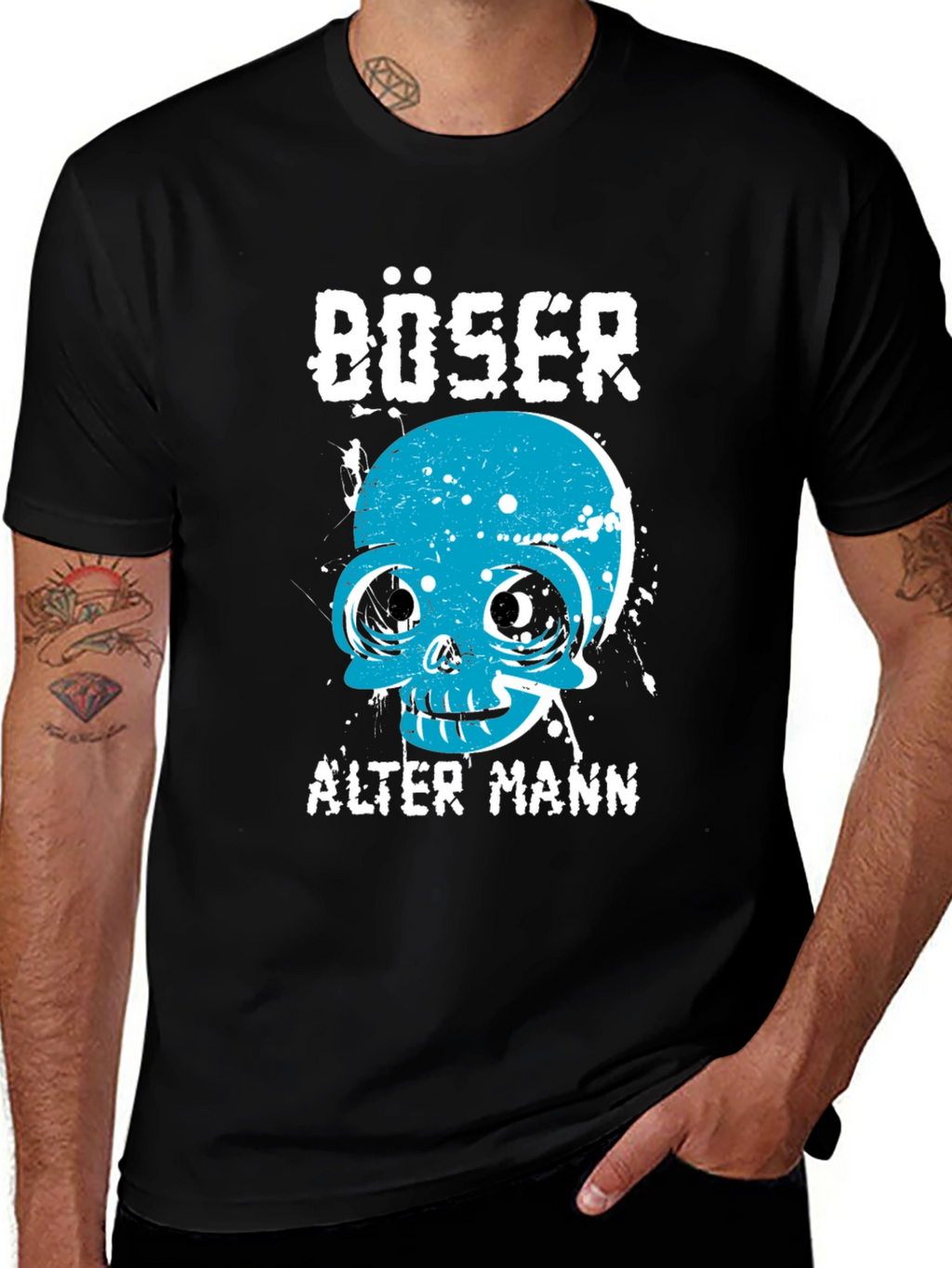 Böser Alter Mann Graphic T-Shirt