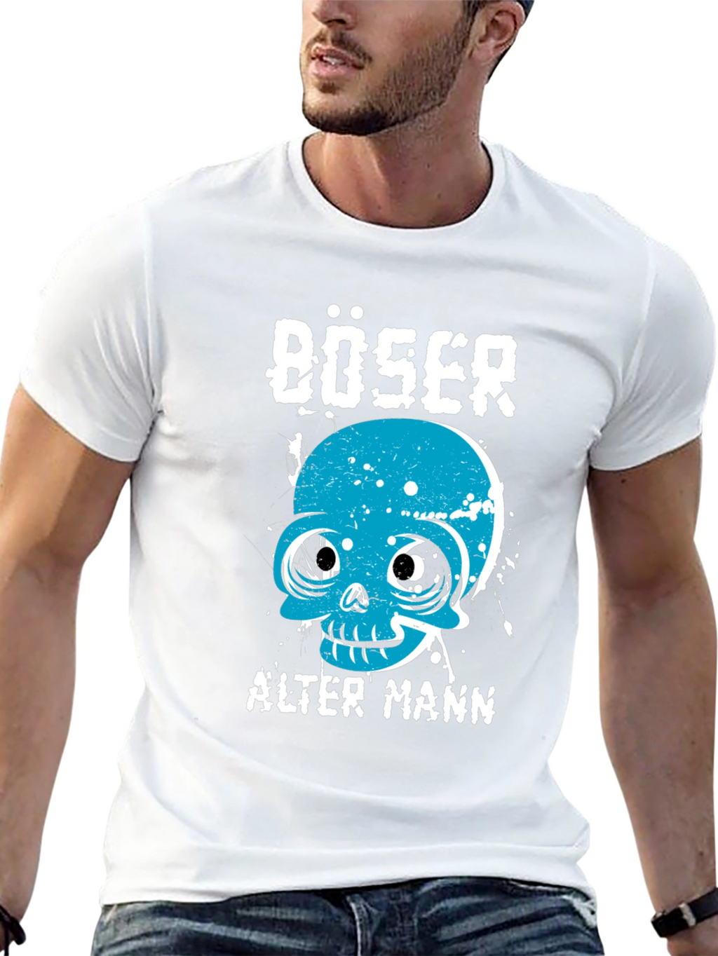 Böser Alter Mann Graphic T-Shirt