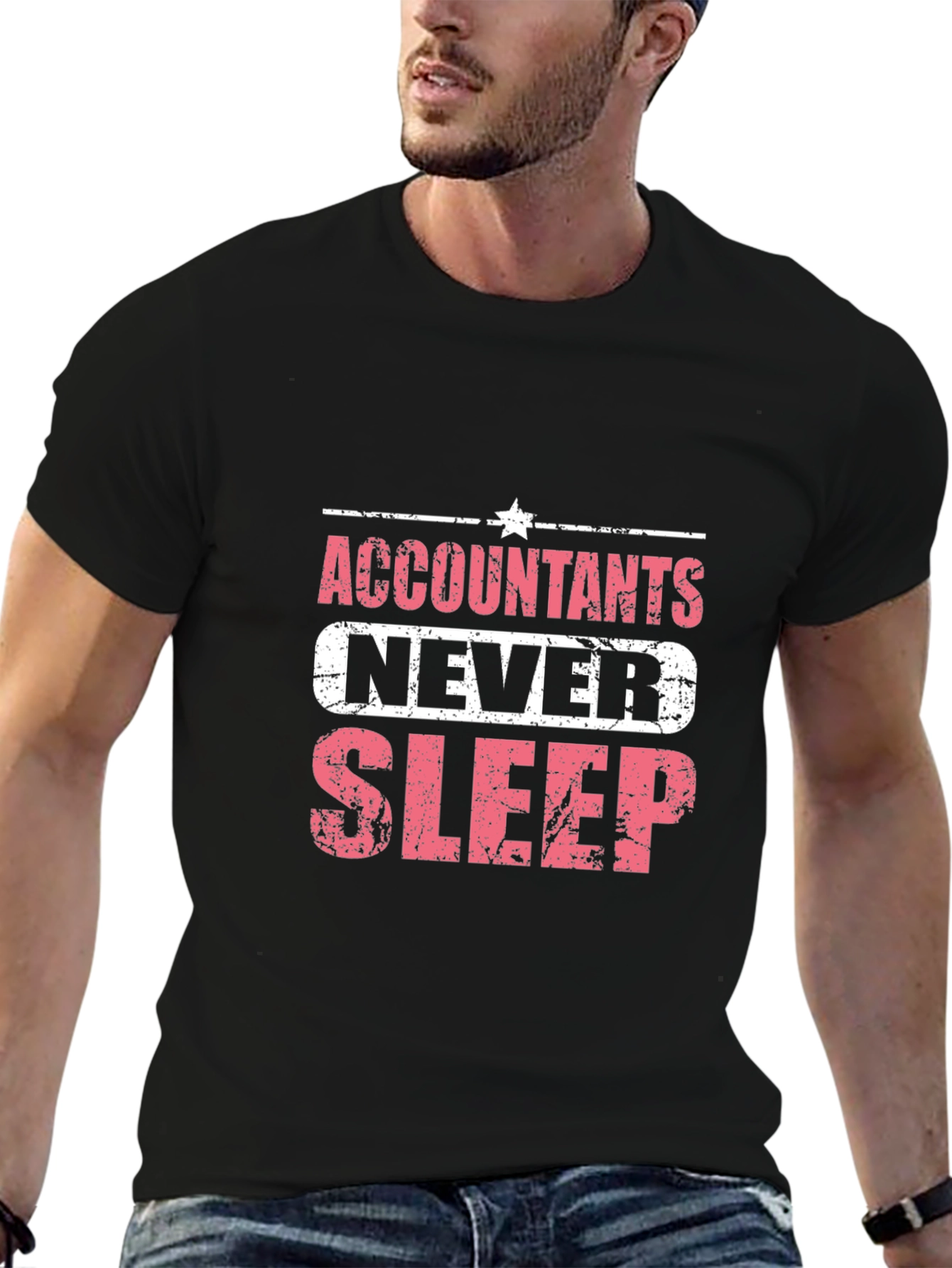 Accountants Never Sleep Graphic T-Shirt
