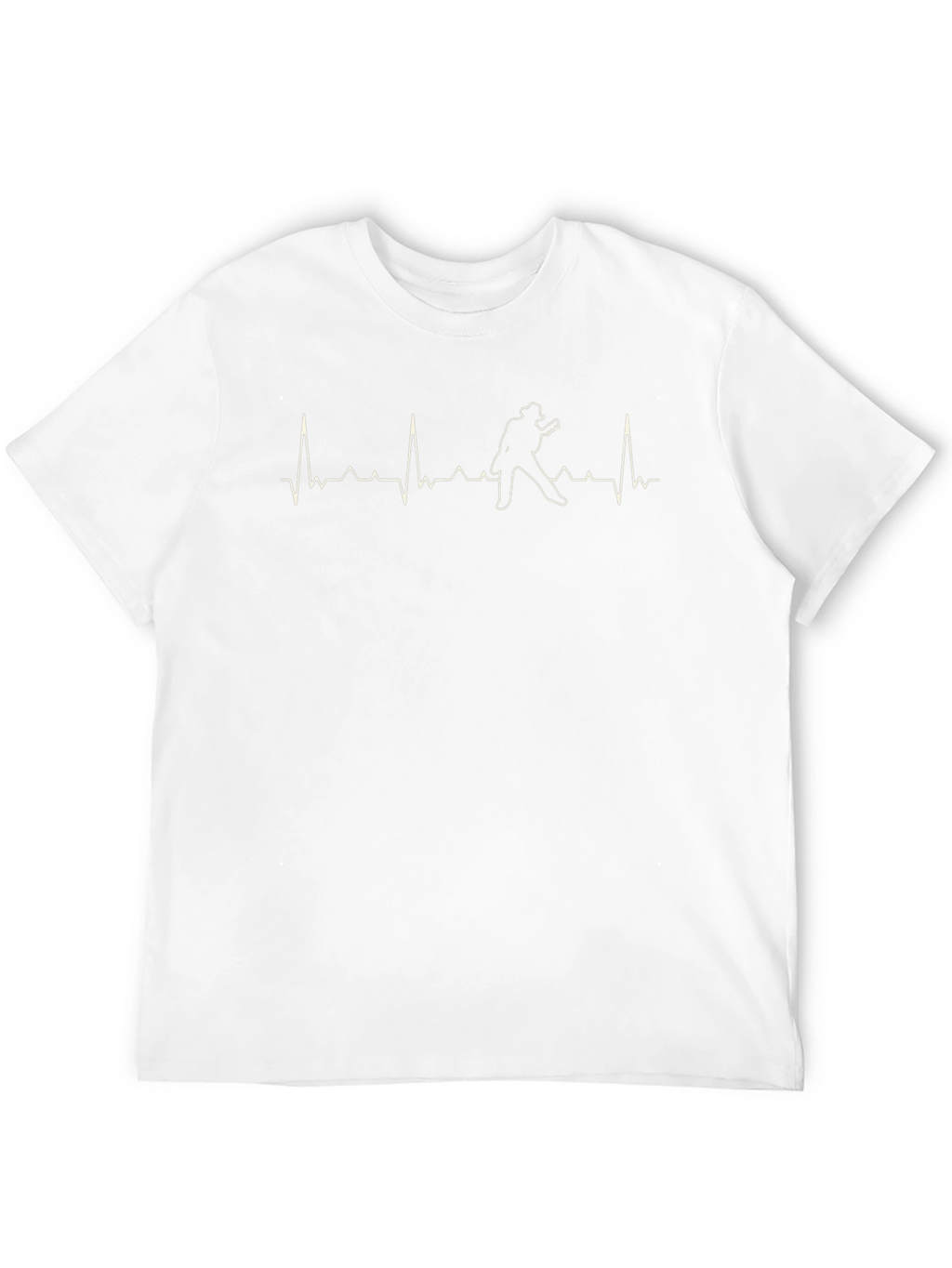Rhythm Heartbeat Guitarist Graphic Tee