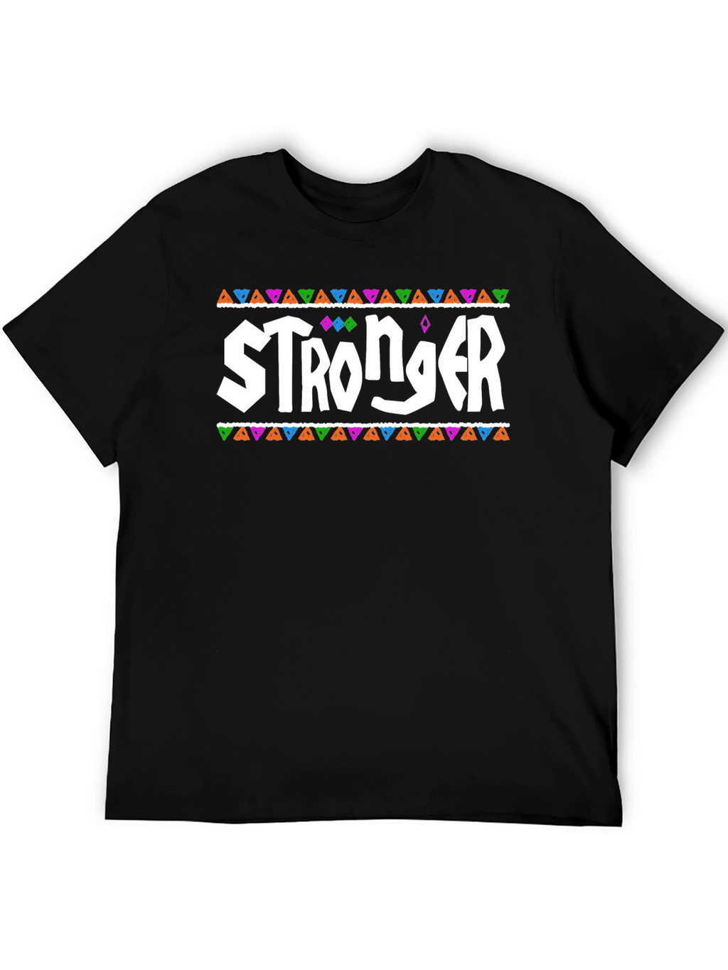 Stronger Graphic Tee - Black T-Shirt