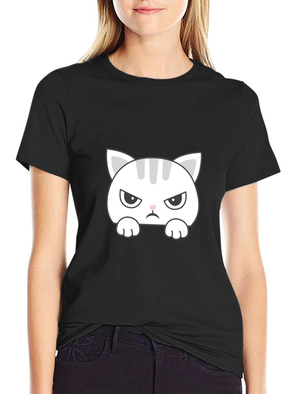 Grumpy Cat T-Shirt - Funny Angry Kitten Tee