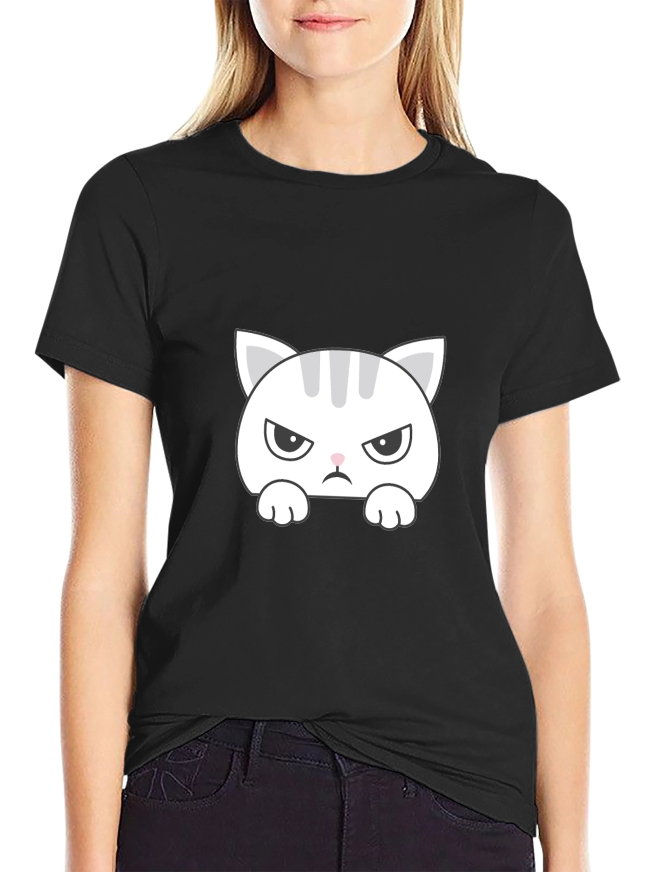 Grumpy Cat T-Shirt - Funny Angry Kitten Tee