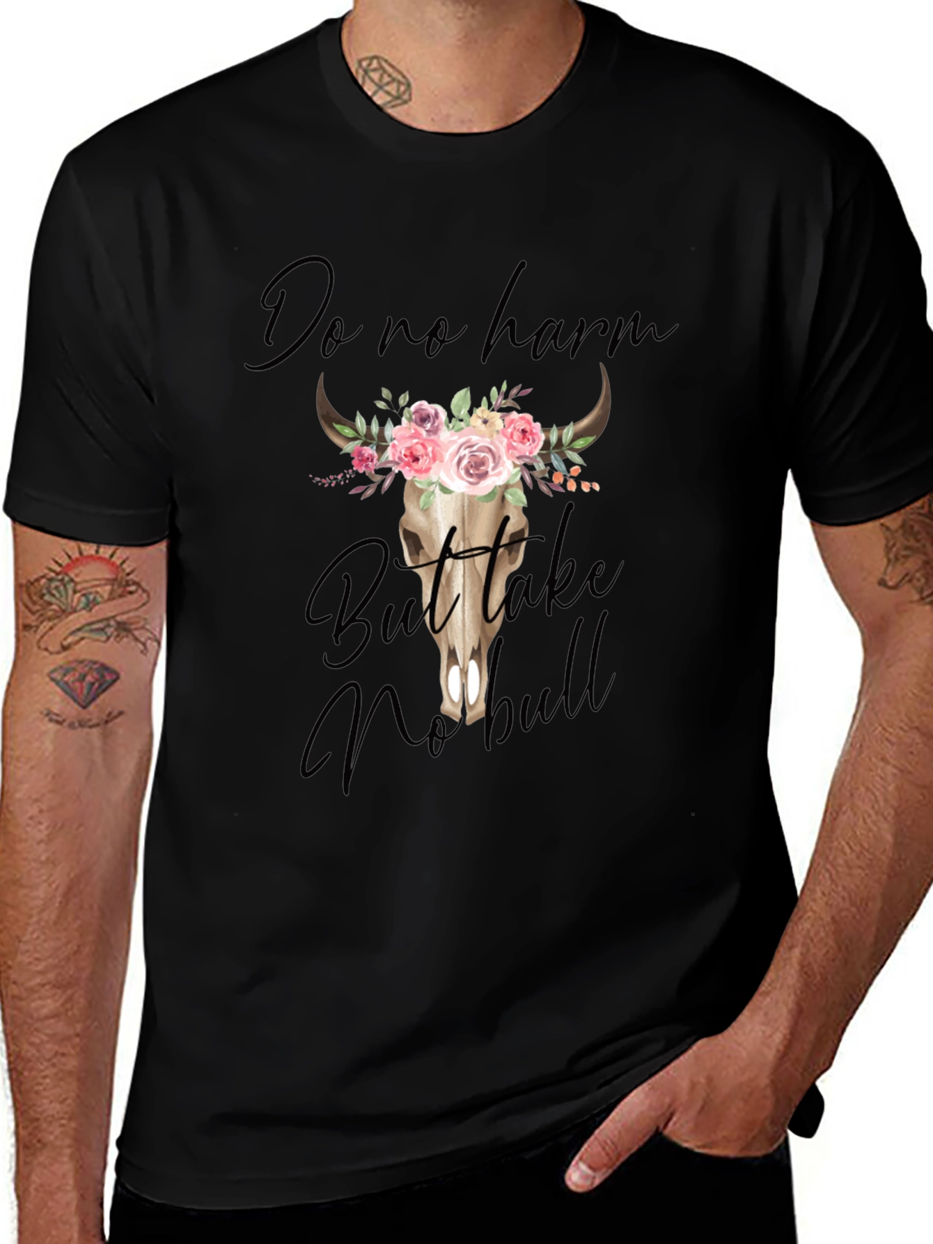 Do No Harm But Take No Bull Graphic Tee