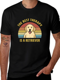 Best Therapy Retriever Graphic T-Shirt
