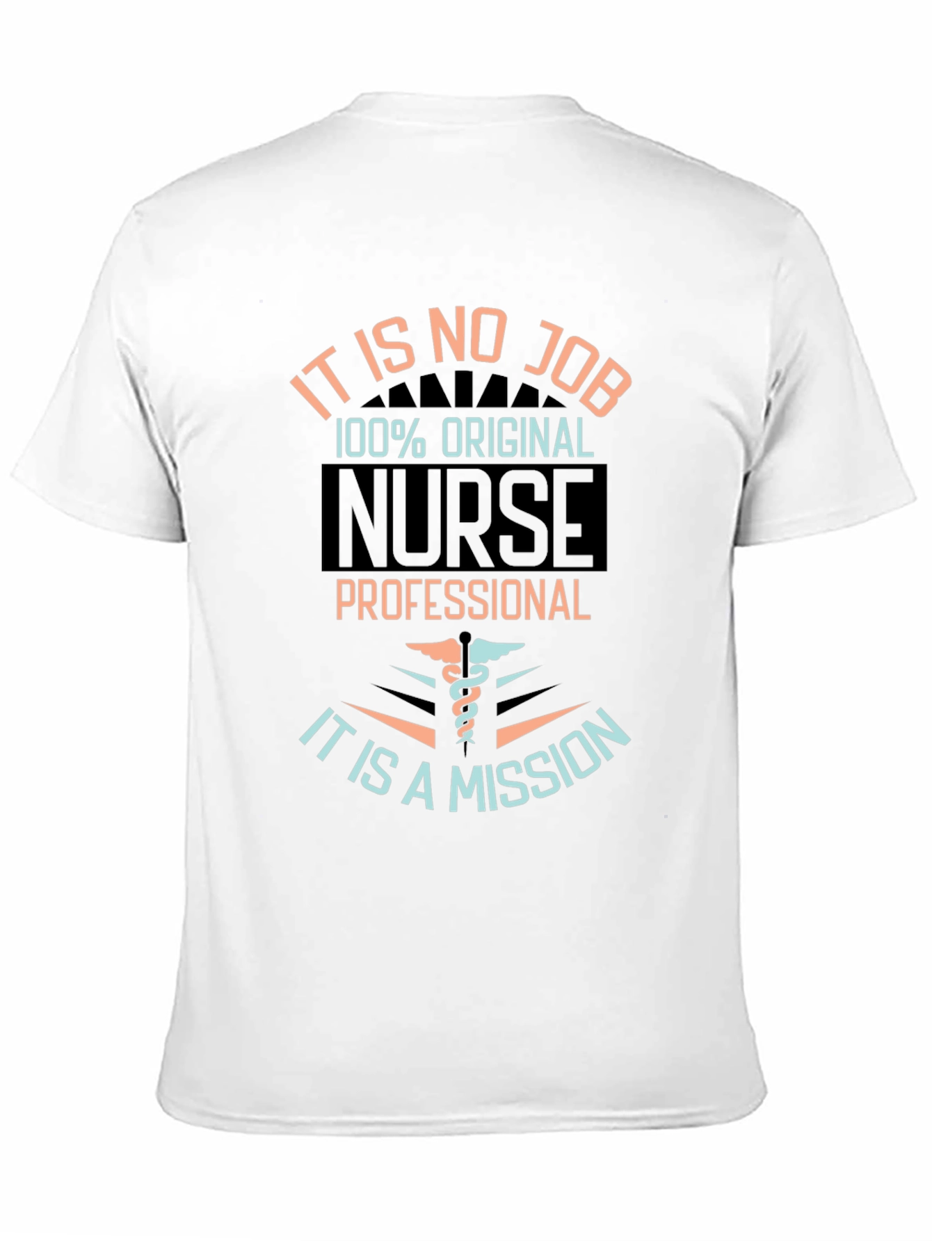 Original Nurse Mission Black Graphic T-Shirt