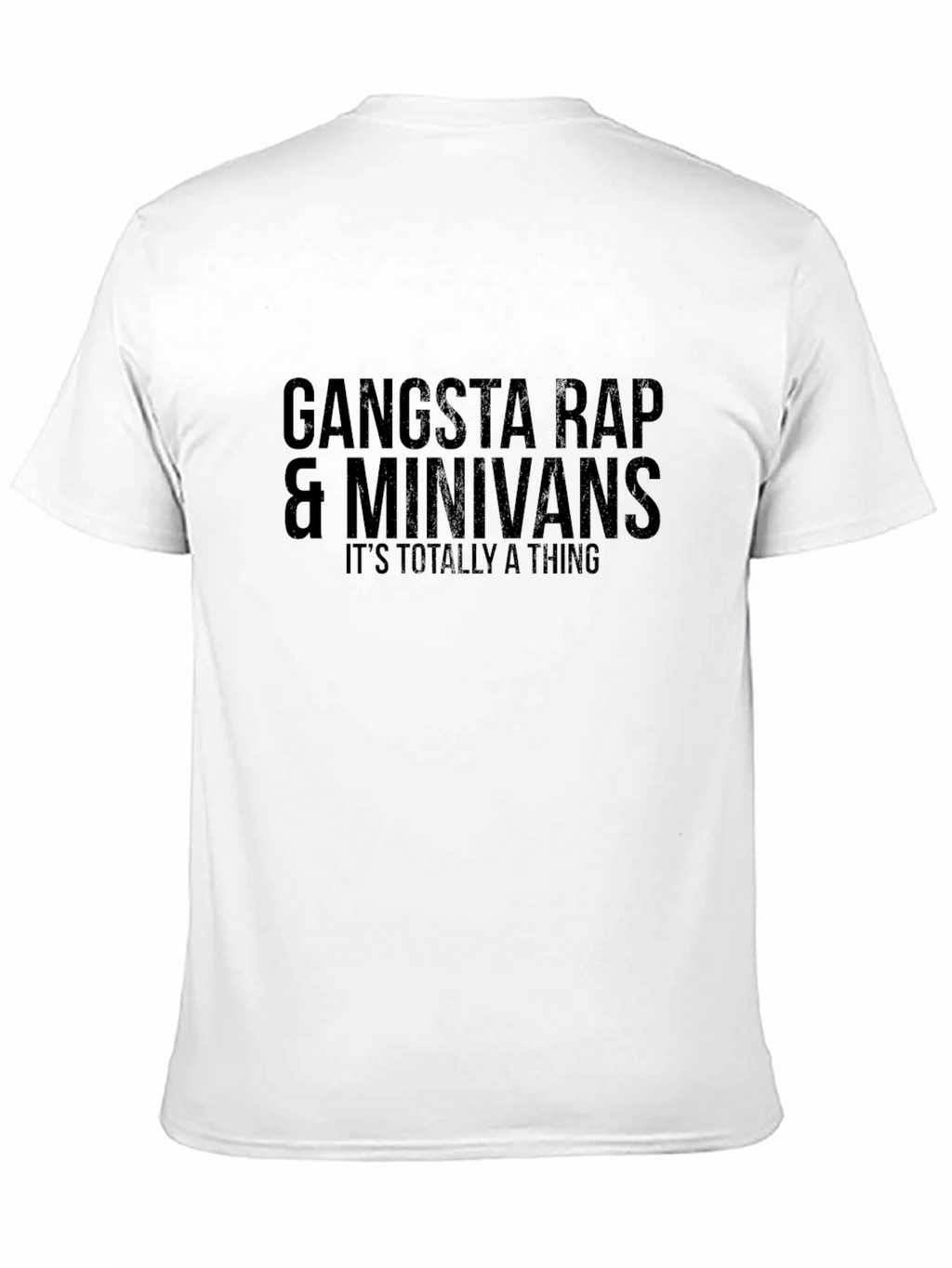 Gangsta Rap & Minivans Funny Graphic Tee
