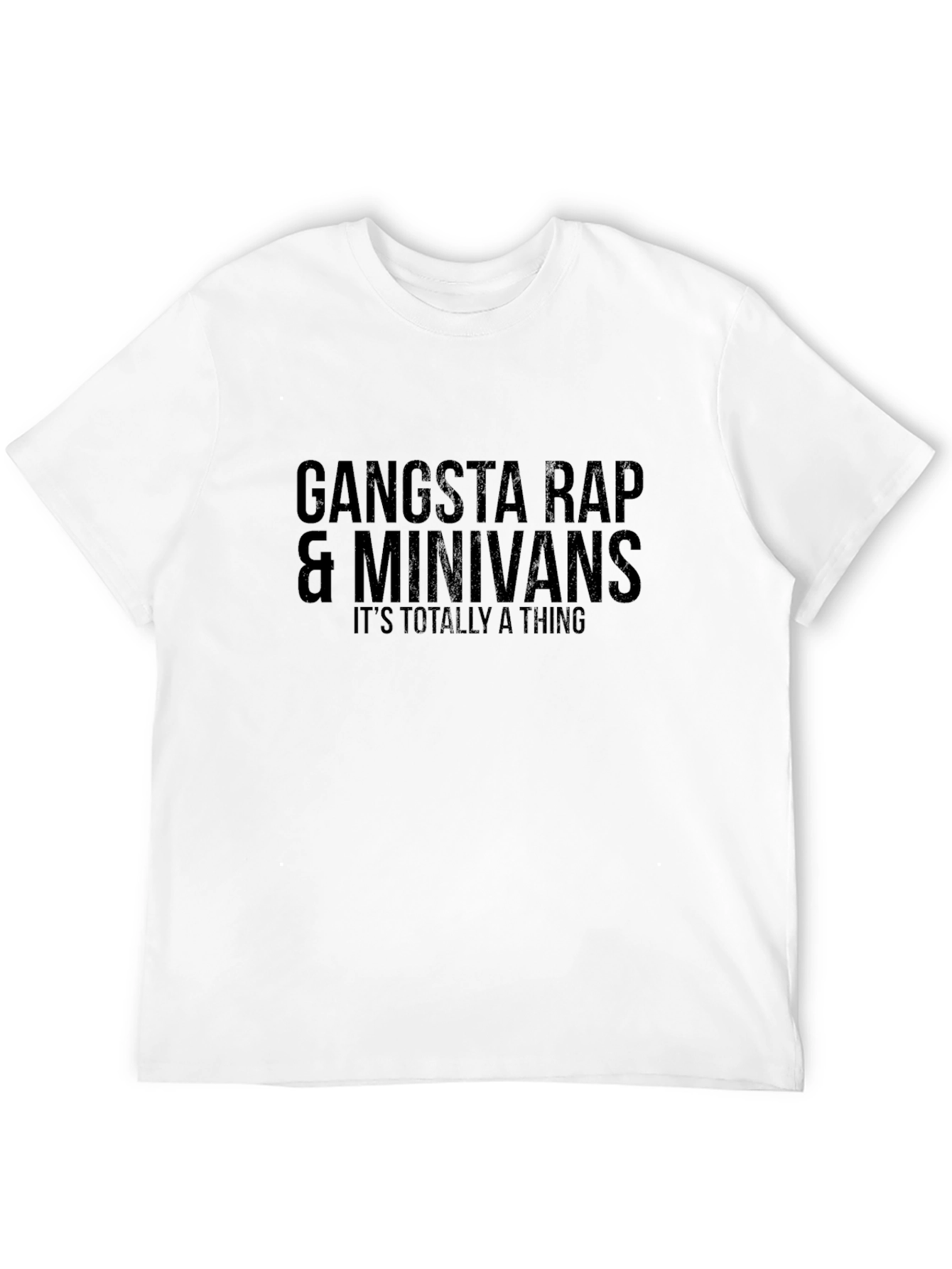 Gangsta Rap & Minivans Funny Graphic Tee