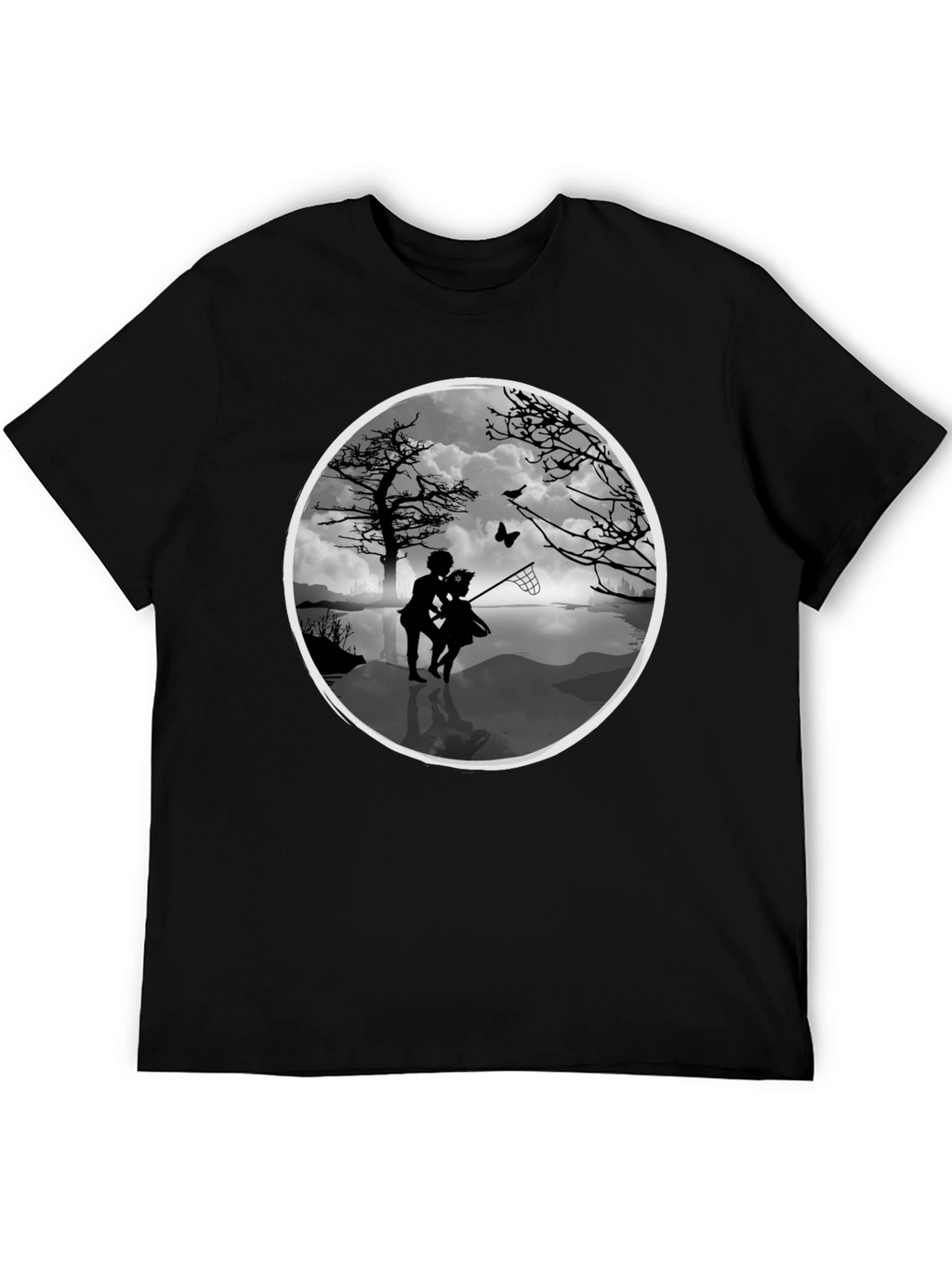 Whimsical Silhouette Graphic Tee