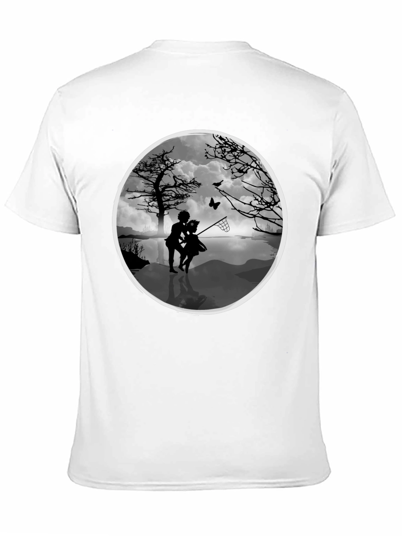 Whimsical Silhouette Graphic Tee