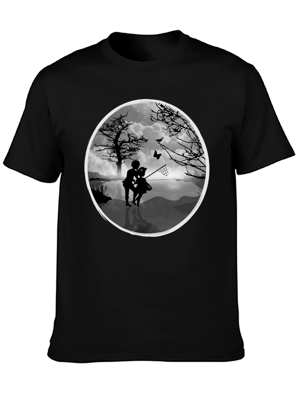 Whimsical Silhouette Graphic Tee