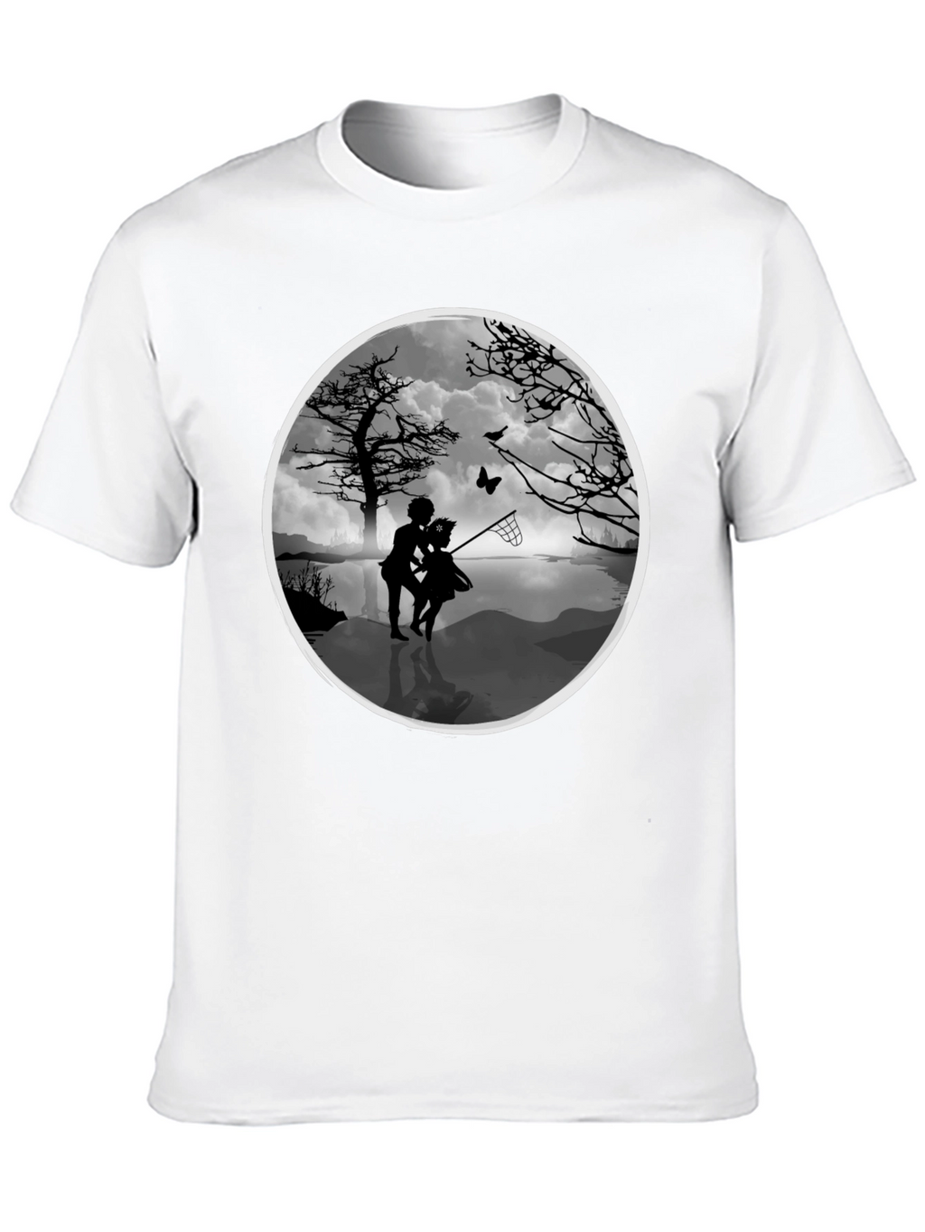 Whimsical Silhouette Graphic Tee