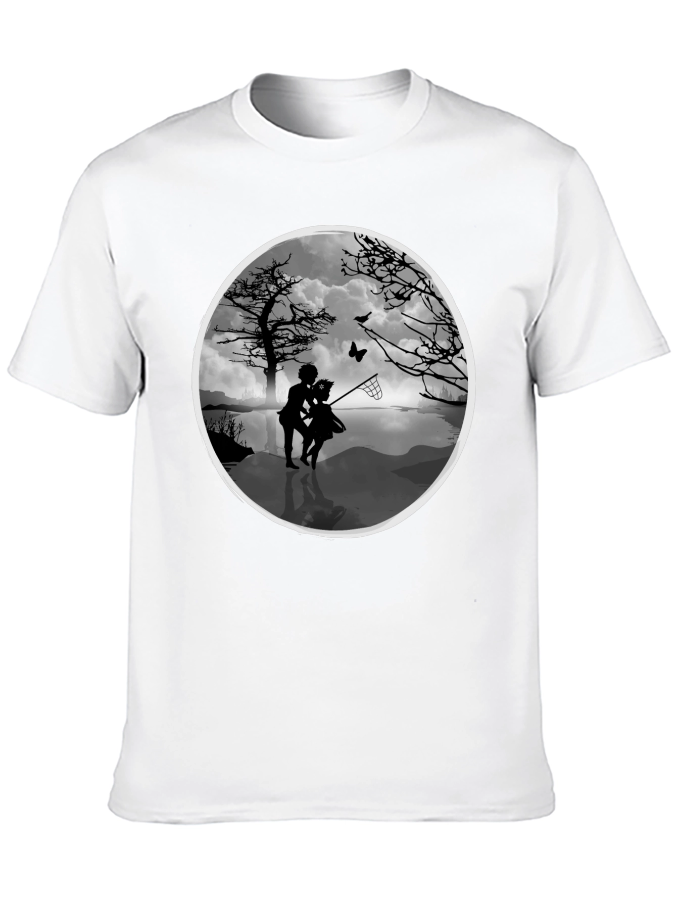 Whimsical Silhouette Graphic Tee