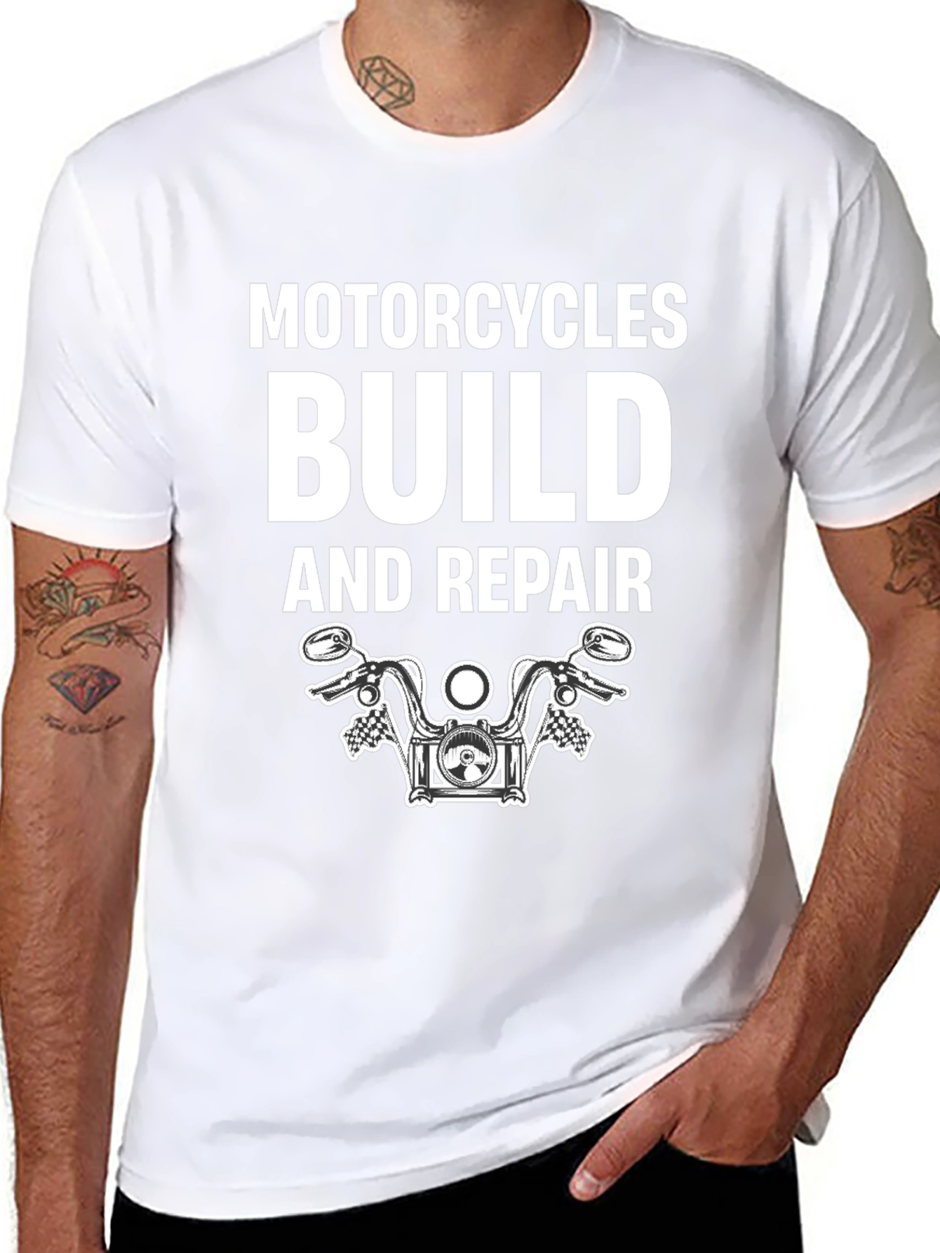 Motorcycle Build & Repair Graphic Tee
