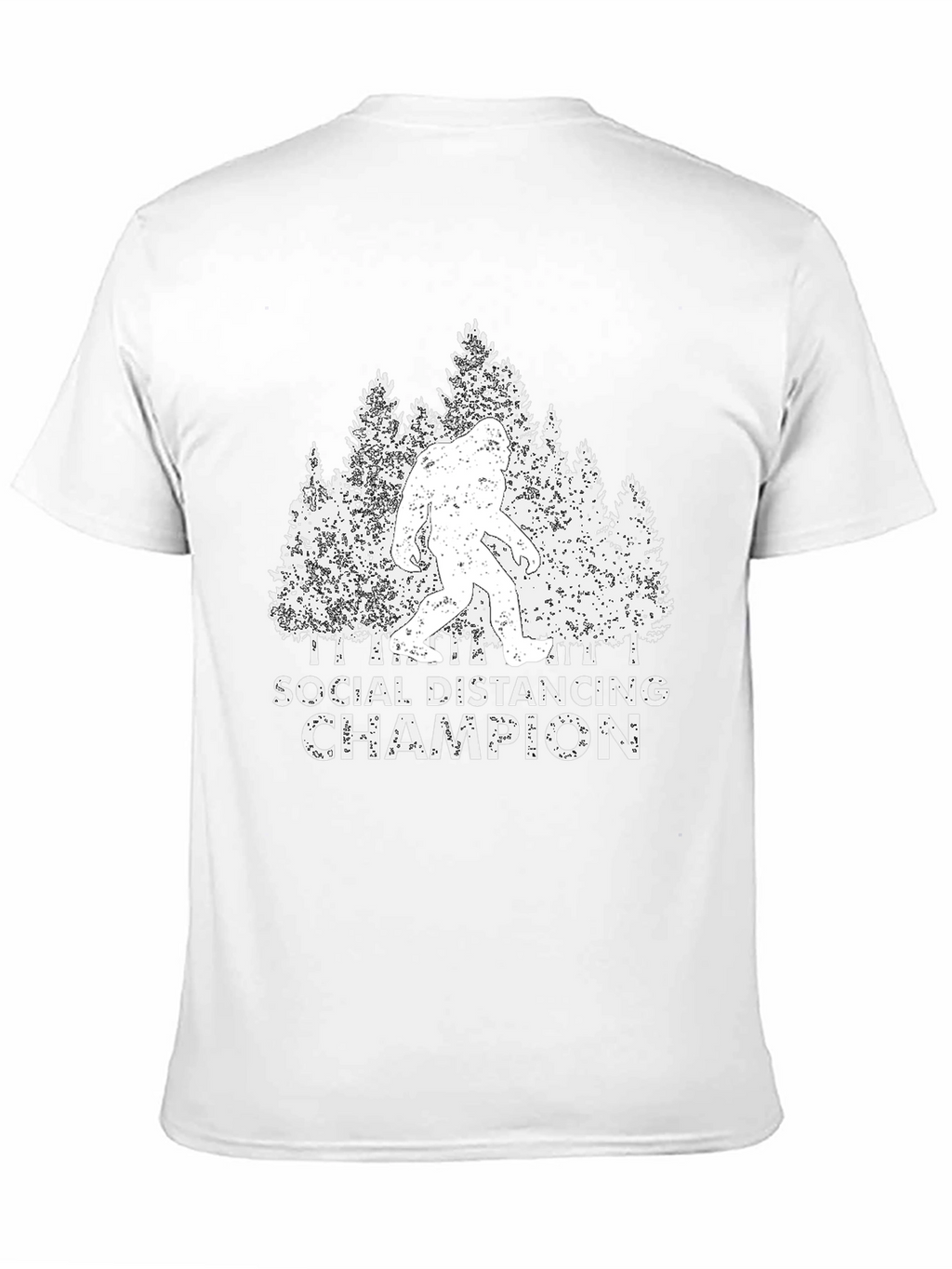 Social Distancing Champion Bigfoot T-Shirt