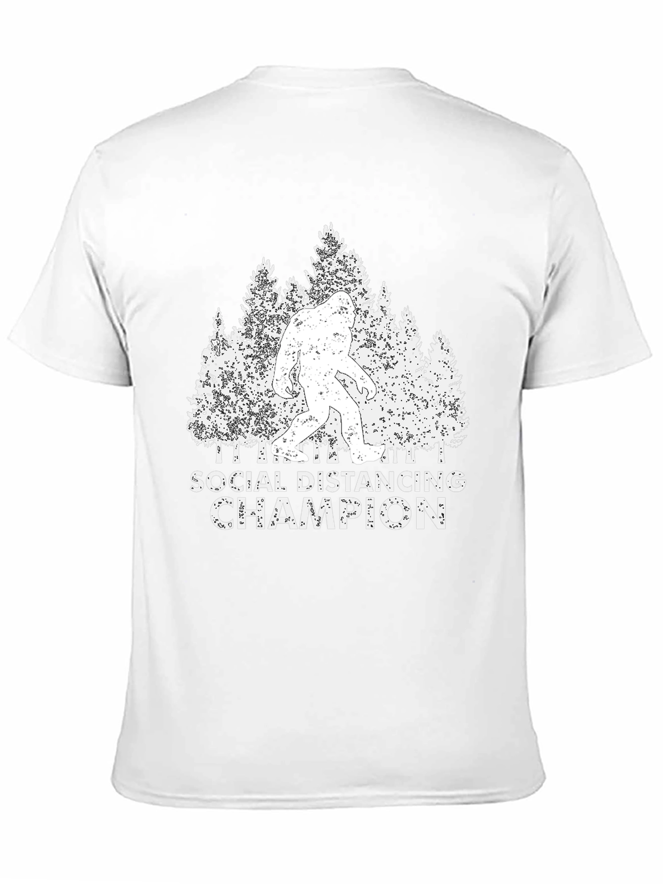 Social Distancing Champion Bigfoot T-Shirt
