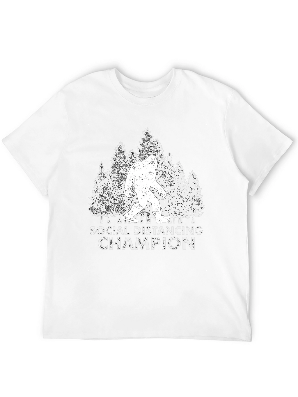Social Distancing Champion Bigfoot T-Shirt